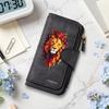 Lion Print Long Wallet Forever Fashion Casual Purse Card Holder Portable Bag for Daily Use