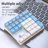 Wired Mechanical 33-Key Numeric Keypad With Multi-Color Lights Shaft Laptop Numeric Keyboard Accessories External Keyboard