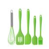 LMETJMA Силиконовый набор кухонных принадлежностей для приготовления пищи (5 шт.)  Набор силиконовых антипригарных лопаток для кухни, кухонная утварь JT-888