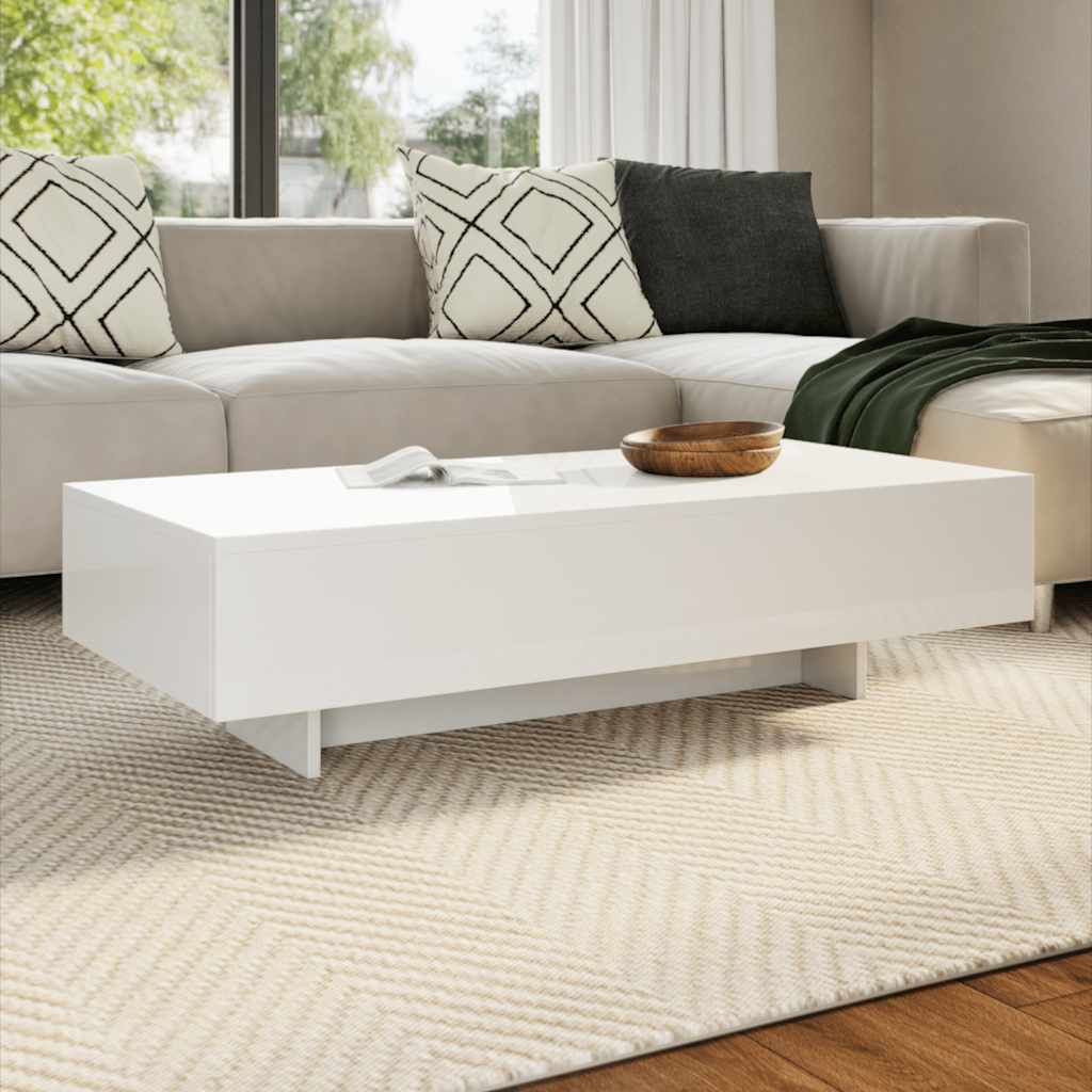 Glossy White Coffee Table