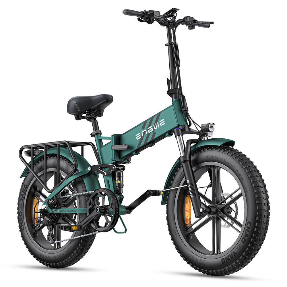 Электровелосипед складной ENGWE 20" Мотор 750 Вт Взрослый Ebike 52 В 16 Ач Максимальная дальность 110 км Максимальная скорость 25 км/ч ENGINE Pro 2.0