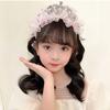 Корона принцессы сетчатый обруч для волос хрустальная корона повязка на голову модный детский головной убор повседневная жизнь