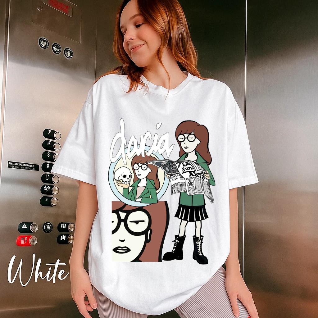 Винтажная футболка 90-х Daria Retro Sitcom Унисекс