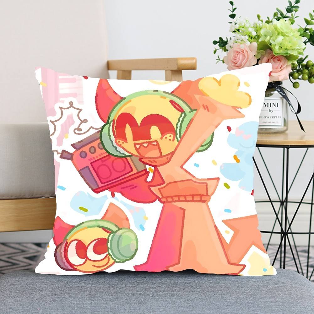 FunnyLLemonSDDemonS Throw Pillow Covers Pattern Cushion Cover Suitable For Sofa Bedroom Car Pillow Cover