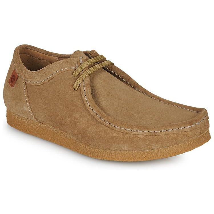 Clarks Замшевые круглые универсальные повседневные туфли Мужские кроссовки Бежевые 26159434