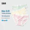 Semir Women's 10A Antibacterial Ice Silk Cooling Cotton Crotch Triangle Briefs