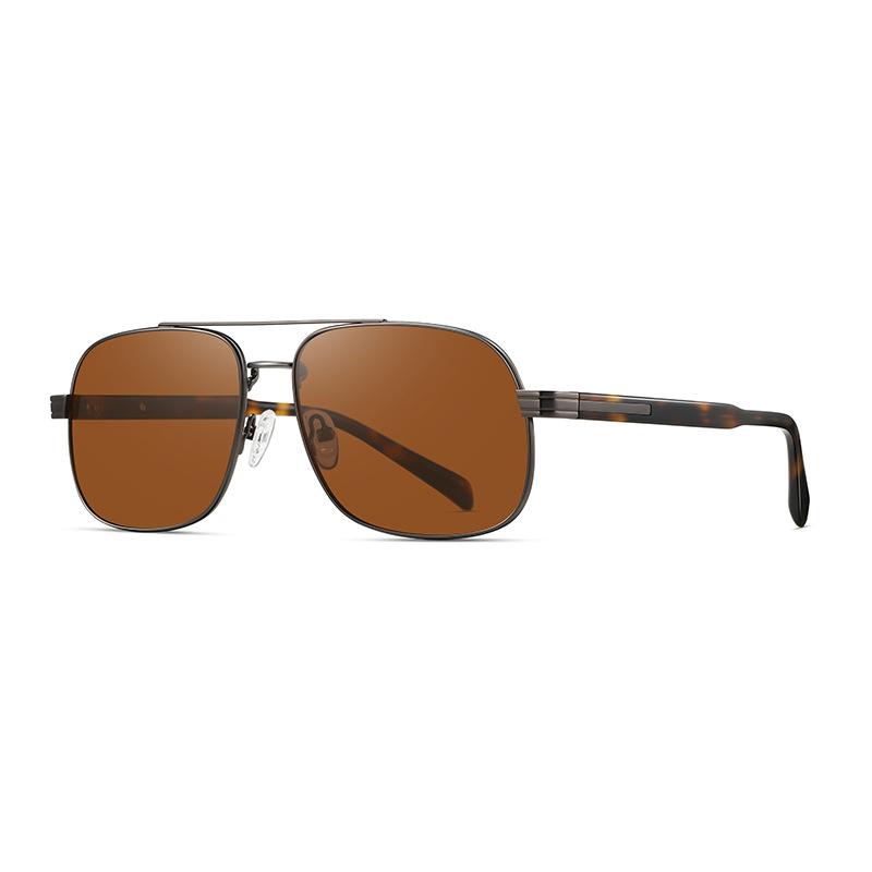 Fashion Pilot Sunglasses Male Designer Polarized Sun Glasses Driving Goggles UV400 Shade Eyewear TAC lens