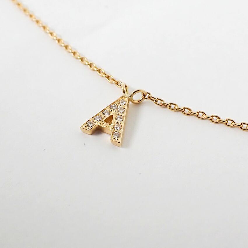 Подержанное ожерелье-подвеска Star Jewelry из 18-каратного желтого золота с бриллиантом в виде буквы A j48-4