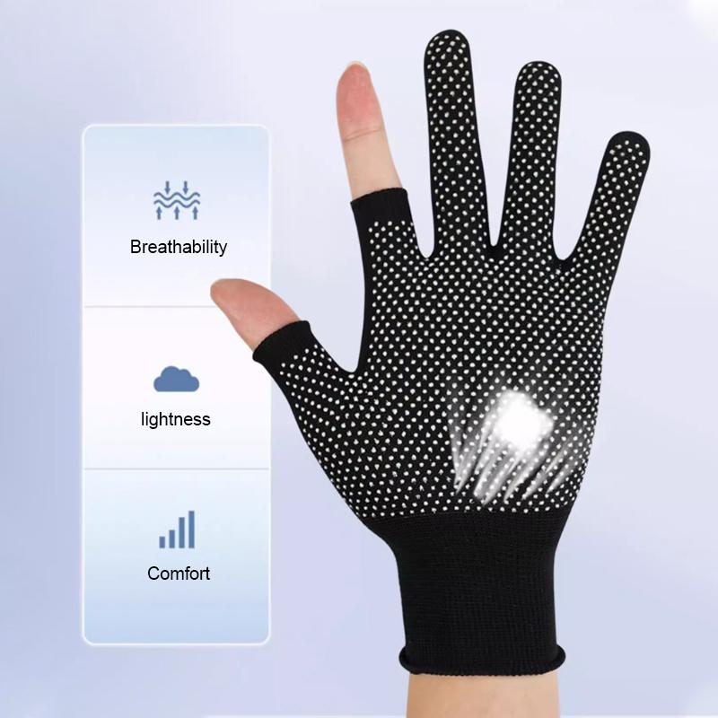 SEAMETAL 1 Pair Men's and Women's Breathable Non-Slip Half Finger Gloves for Fitness, Cycling and Weightlifting