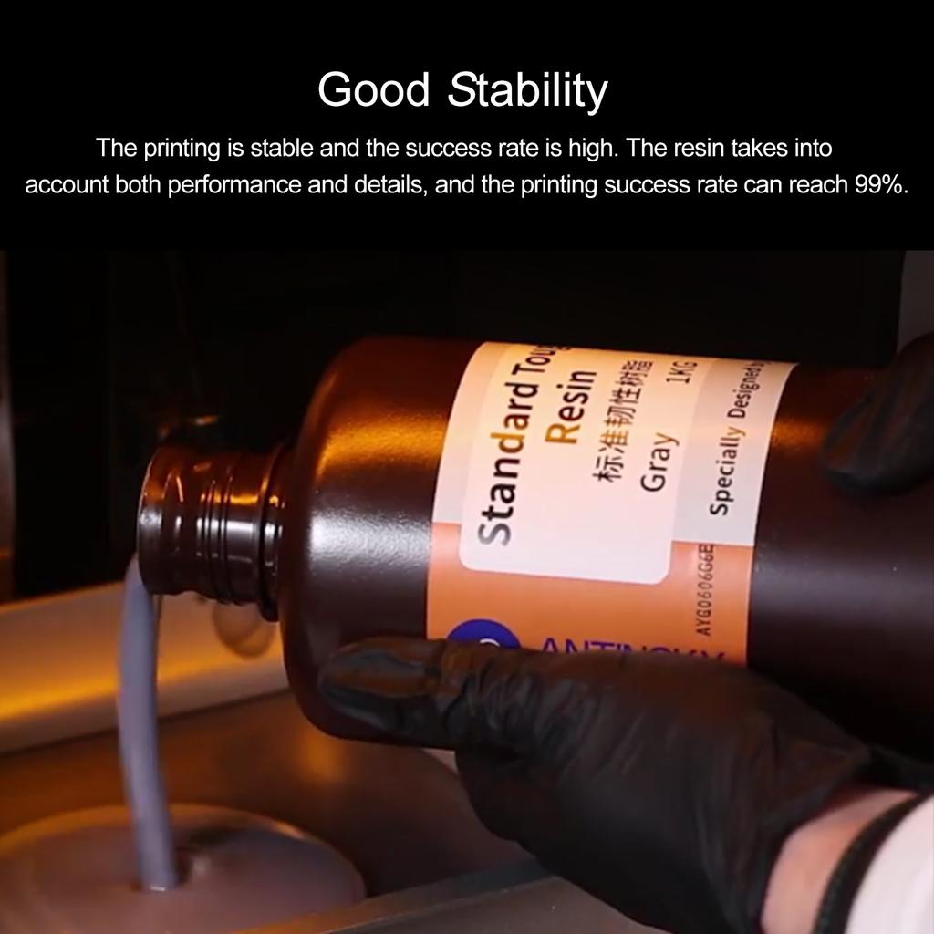 EU Free Shipping- ANTINSKY Standard Tough Resin Low Viscosity & Low Odor High-quality Prints With Low Shrinkage 3d Printing