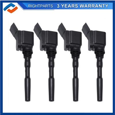 4 шт. Новая катушка зажигания 04E905110B для VW Golf Jetta Polo 6R A3 Skoda Seat 04E905110 04E 905 110 L Автозапчасти