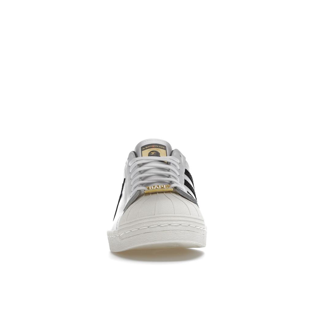 BAPE X Adidas Superstar White Black Unisex Sneakers GZ8980
