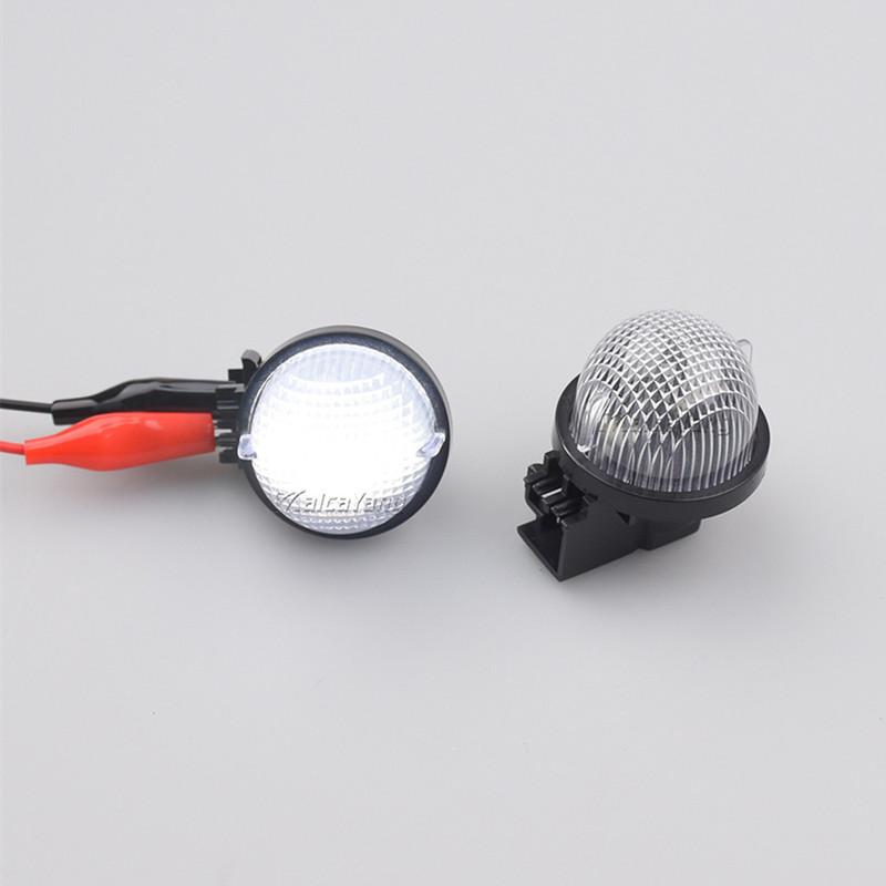 2PCS LED License Plate Light For Suzuki Swift 3 III Wagon Vitara Baleno Jimny JB23W Number Plate Lights For Opel Agila 2000-2007