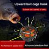 Reverse Bottom Bait Cage Fishing Hook 360-Degree Floating Design Full Strike Coverage Bait Cage Trap Fishing Hooks