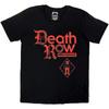Футболка Death Row Records: Красный логотип (черный) ОФИЦИАЛЬНАЯ НОВОСТЬ