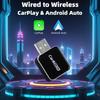 Smart Mini Ai Box 2 In 1 Wireless CarPlay Android Auto Dongle Wireless Adapter Plug and Play USB Connection