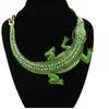 JMXD - Halloween Necklace Star Vintage Crocodile Style Diamond Inlaid Women's Collar Chain Necklace False Collar