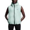 On X Loewe Collaborati Puffer Vest Logo Simple Hooded Sleeveless Vest Women Vests Light-Blue 1WE12822919