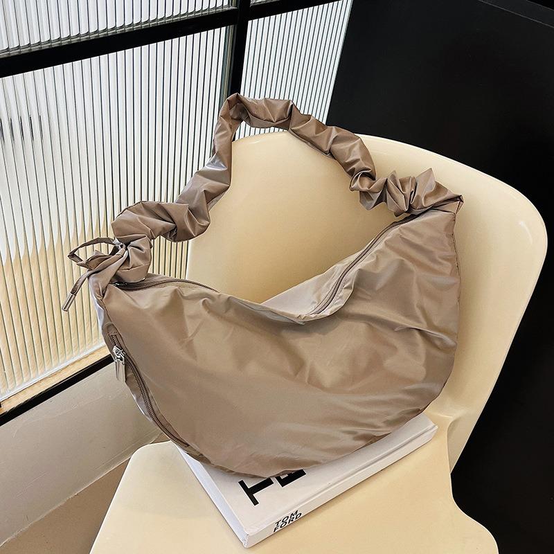 Модные женские сумки с высокой стоимостью, повседневные, плиссированные, новые, нишевые, универсальные, через плечо, кроссбоди, сумки-пельмени