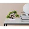 Новый 1 шт. искусственный цветок бонсай с дизайнерским горшком | Реалистичный вид - не требует ухода | Небольшие растения для домашнего декора