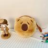 New Capibala Coin Purse Cartoon Mini Plush Capybara Pendant Portable Headset Bag Coin Storage Bag