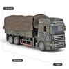 Alloy Tactical Truck Armored Car Model Metal Military Personnel Carrier Transport Vehicles Model Sound and Light Kids Toys Gifts