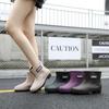 Rain Shoes Women Wear Short Tube Flat Non-slip Water Shoes Flat Rain Boots Warm Short Rubber Shoes