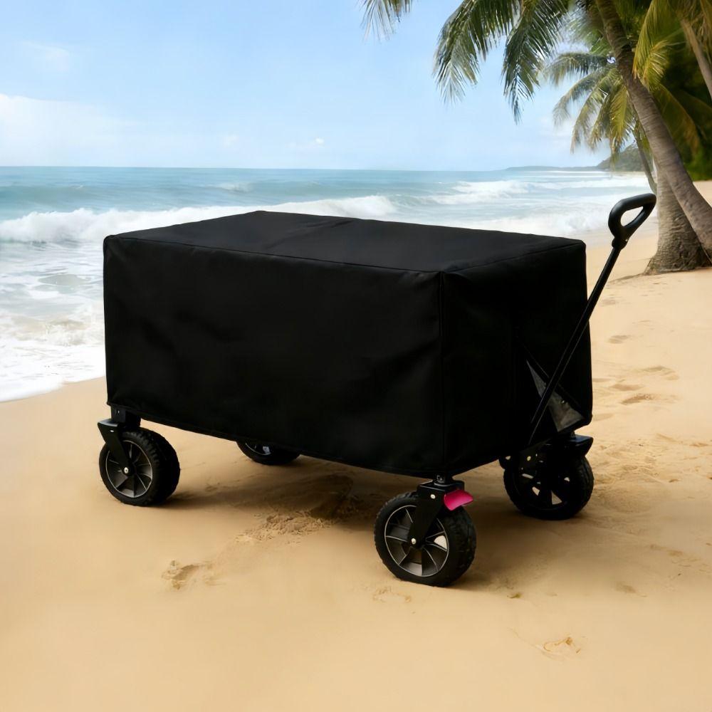 Rectangle Wagon Protective Cover Oxford Cloth Folding Cart Cover Durable Trolley Cover Fishing