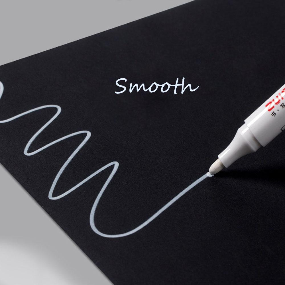 Белый блокнот, маркер для рисования шин, граффити-ручки, масляный водостойкий гелевый карандаш