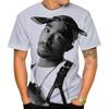 Summer fashion trend creative 3D printing printed pattern comfortable short sleeved casual T-shirt