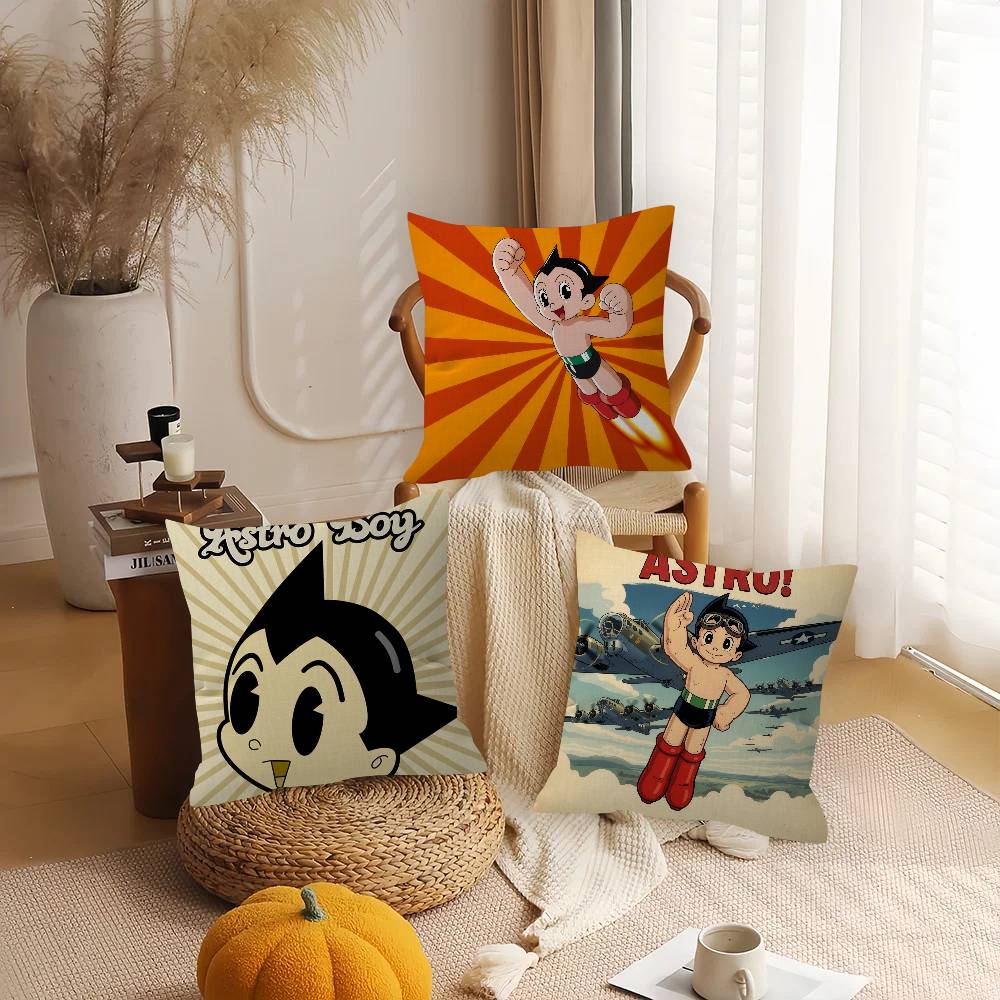 Cushion Personalized Picture Text Home Decorative Pillows Household Gifts 45X45Cm Popular Anime Astro Boy