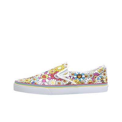 Takashi Murakami Classic Slip-On LX Multi Flower Кроссовки унисекс Белые VN-0ZSIGQC