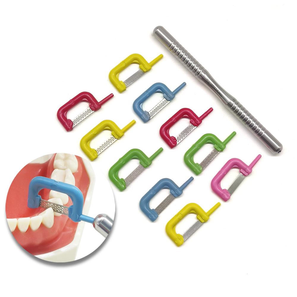 Полировка зубов Инструменты для ортодонтического лечения эмали межзубных промежутков Инструмент для отбеливания зубов