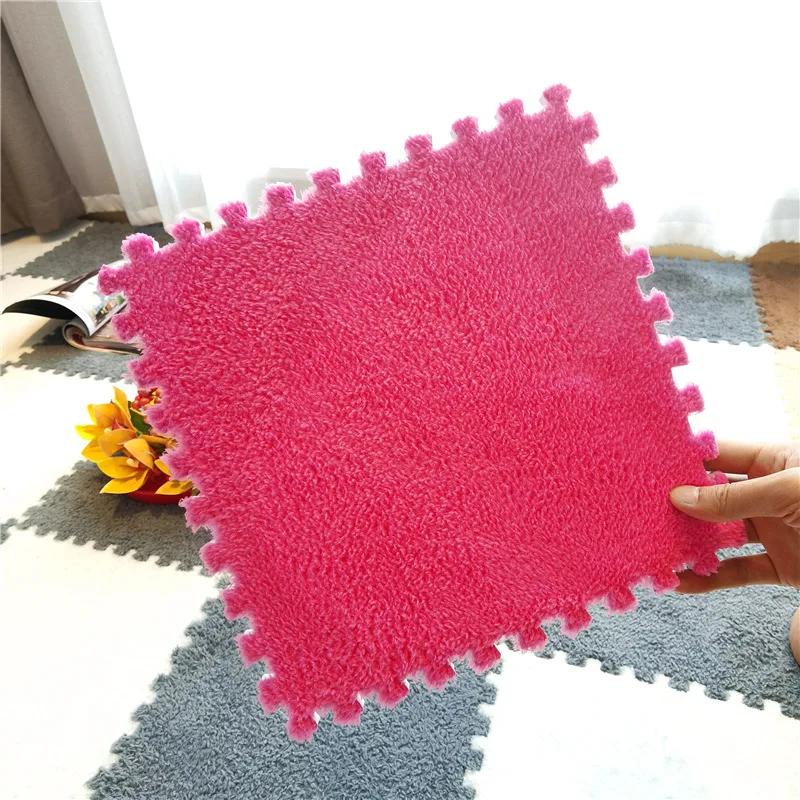 20pcs Activities Mat For Baby Soft Plush Kids Carpet Children's Play Rugs Toys EVA Foam Babies Puzzle Interlock Floor Mats 30*