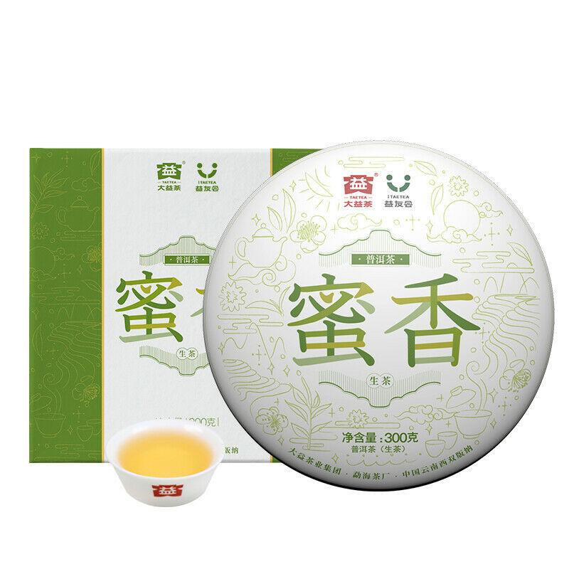TAETEA MI XIANG * 2019 Menghai Dayi Raw Pu'er Tea Cake Органический чай Пуэр 300г