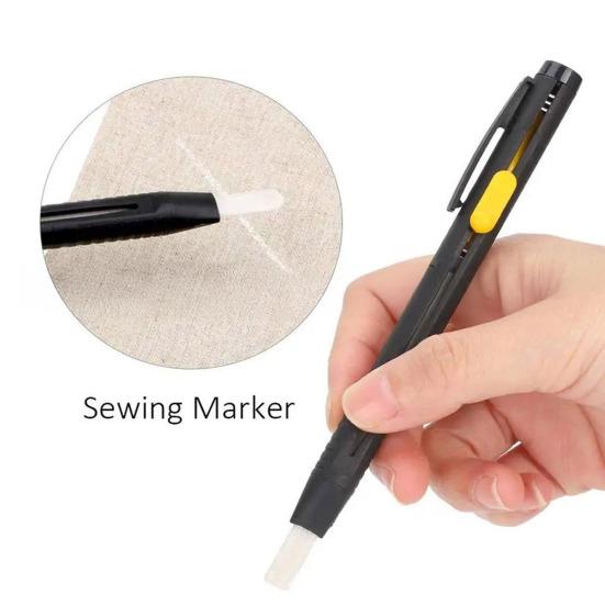 Тканевый мел для шитья, квилтинга, многоразовый мел для портных, ручка для разметки ткани с меловыми стержнями, подарок для любителей рукоделия