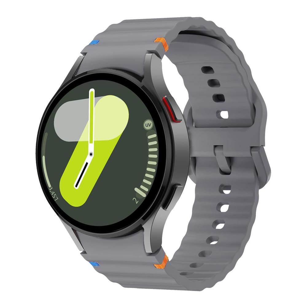 Спортивные ремешки для Samsung Galaxy watch 4/5/6/7/6 classic 44мм 40мм 2 шт. Оригинальный силиконовый браслет correa Galaxy watch 7 Band