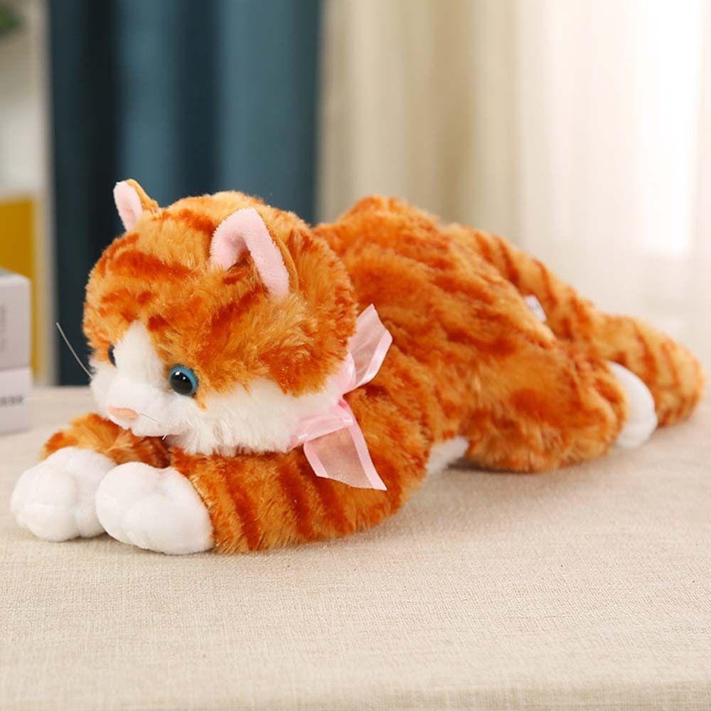 Sleep Toy Kitten Pillow Simulation Cat Plush Toy Cat Plush Doll Cat Stuffed Toys Plush Pillow