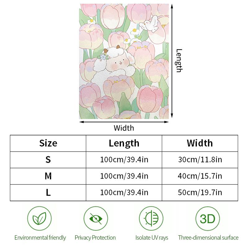 Пленка для конфиденциальности окон Матовая наклейка на стекло Декоративная пленка для обоев на окна Наклейки от посторонних взглядов для ванной комнаты, шкафа, кладовки