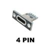5 шт. 2-контактный 4-контактный разъем USB Type-C 3.1 Type-C тип C гнездовой разъем для зарядки порт USB 3.1 тип C крепление гнезда фиксирующая пластина
