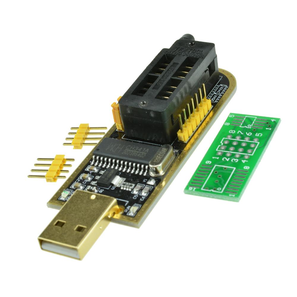 WCH341A 24 25 Серии EEPROM Flash BIOS USB Программатор Модуль SOIC8 SOP8 Тестовый Зажим Для EEPROM 93CXX / 25CXX / 24CXX DIY НАБОР