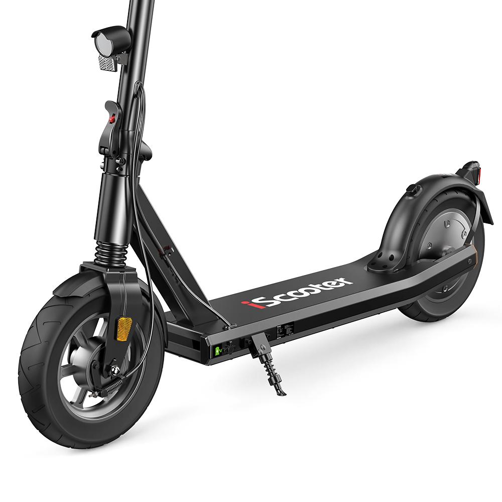 iScooter Электросамокат I9S Аккумулятор 36В10Ач, Мотор 500Вт, 10" Шина Взрослый Электросамокат, Макс. скорость 25-30км Запас хода Черный