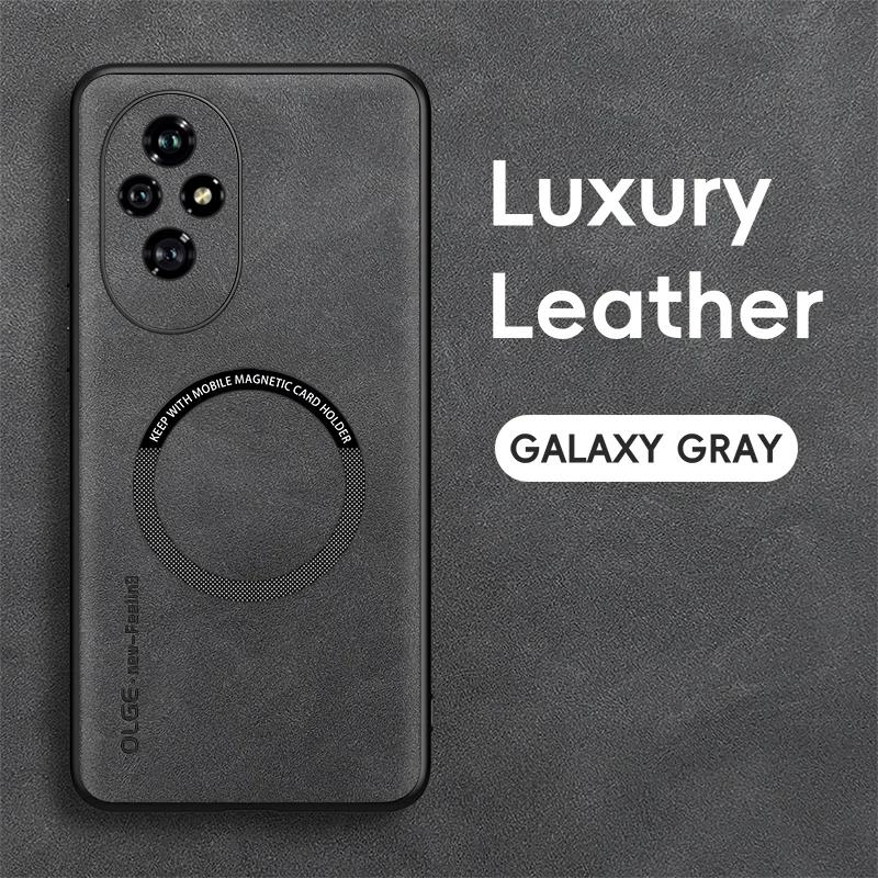 Магнитный ретро-чехол из мягкой кожи для Honor 200 Pro Honor200 Pro 5G Чехол-обложка для телефона с беспроводной зарядкой