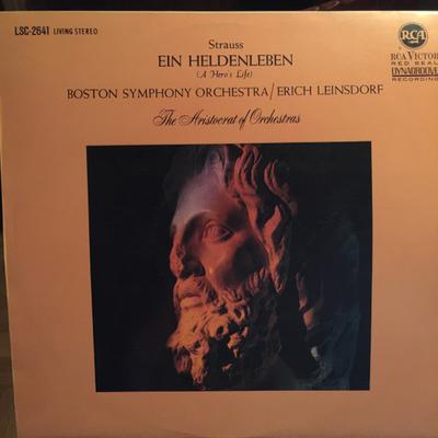 Виниловая пластинка RICHARD STRAUSS BOSTON SYMPHONY OR Ein Heldenleben Жизнь героя LSC2641 RCA Victor Red Германия Классика Б/у