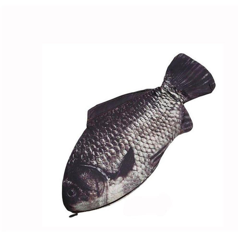 Забавная сумка-пенал с карпом, мультяшная сумочка, кошелек, чехол, для студентов