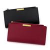 New Korean Style Ladies' Long Wallet with Multi-Card Slots and Zipper, Handbag and Crossbody Design