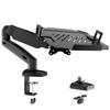 WORLDLIFT Laptop Arm with Adjustable Fits Up To 17 Load Capacity Laptop Compatible with Inch 360 Degree Grommet Type Clamp VESA Tray, Inches, 9KG,