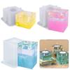 DIY Crystal Epoxy Resin Mold Candle Mold Square Candlestick Swing Table Jewelry Silicone Mold