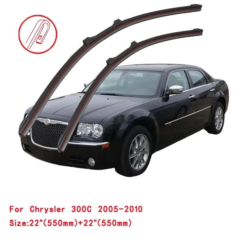 For Chrysler 200 300 300C 300M 2005- Car Windshield Wiper Blade Front Windscreen Brushes Washer Accessories Window Cleaning