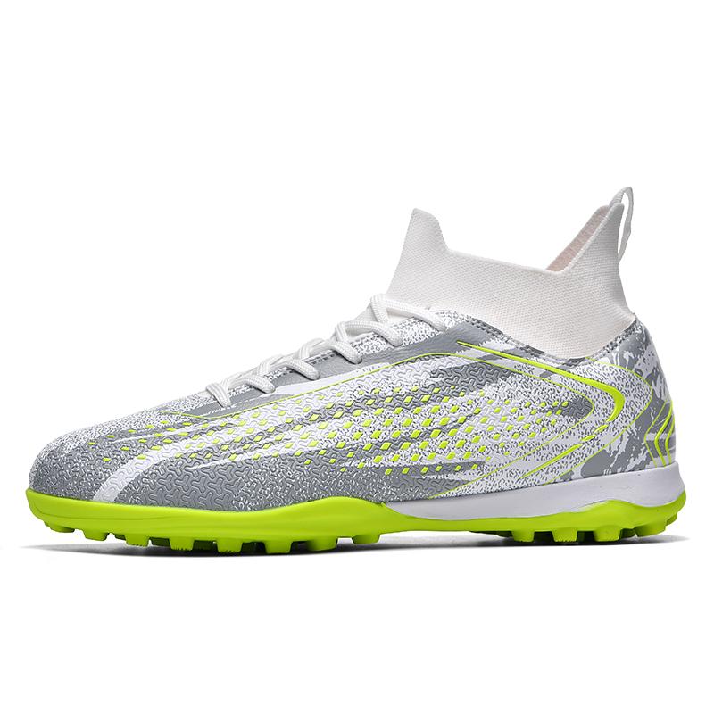 34-46 Мужские футбольные бутсы резиновые мягкие подошвы короткие шипы искусственный газон кожаные детские футбольные бутсы для молодежи